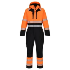 Tuta da Lavoro Portwest Alta Visibilità DX438 Invernale Multitasche Impermeabile