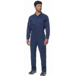 Tute intere da lavoro multitasche 100% cotone Logica 9070BLU-L